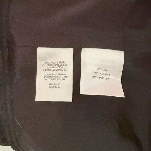 Black Evan Picone ruffled party dress size 8 - Picture 8 of 16